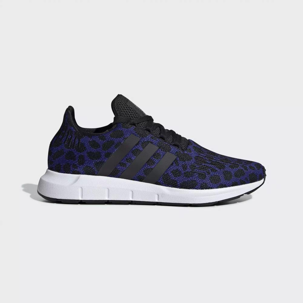 Adidas Swift Run Tenis Azules Para Mujer (MX-25903)